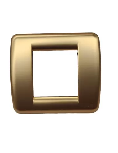 Vimar 17093.33 Idea Rond�' 1-2 Modules Metal Matt Gold